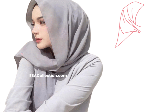 Luxury Chiffon Georgette Hijab For Girls